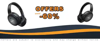QuietComfort 45 Bluetooth NC Headphones - Triple Black Deals