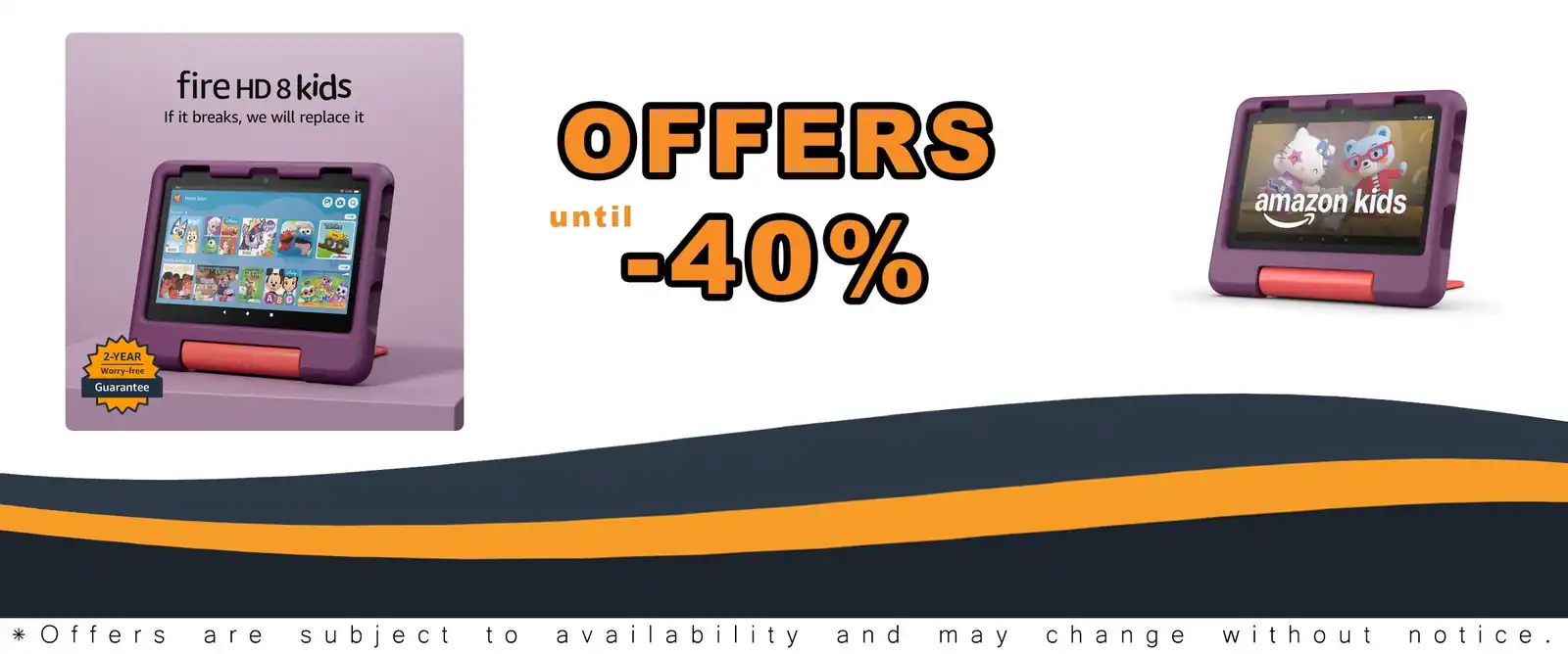 8-inch HD Amazon Fire HD 8 Kids tablet, Grape, 32GB, ad-free