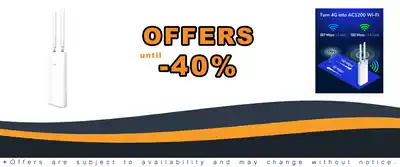 Cudy Unlocked 4G LTE Modem Router AC1200 WiFi LT500 Outdoor