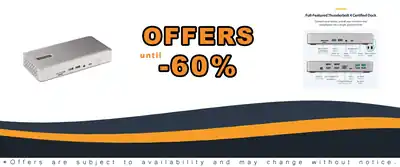 StarTech.com Thunderbolt 4 Dock - 40Gbps 16 Port MacBook Pro Dock