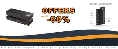 ThinkPad 40AF0135 Universal Hybrid USB-C Docking Station for Lenovoaptops